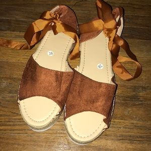 Brown sandals